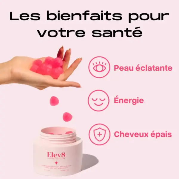 Gummies cheveux, ongles & peau