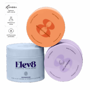 The Elev8 Trilogy : Magnésium + Mélatonine + Multivitamines